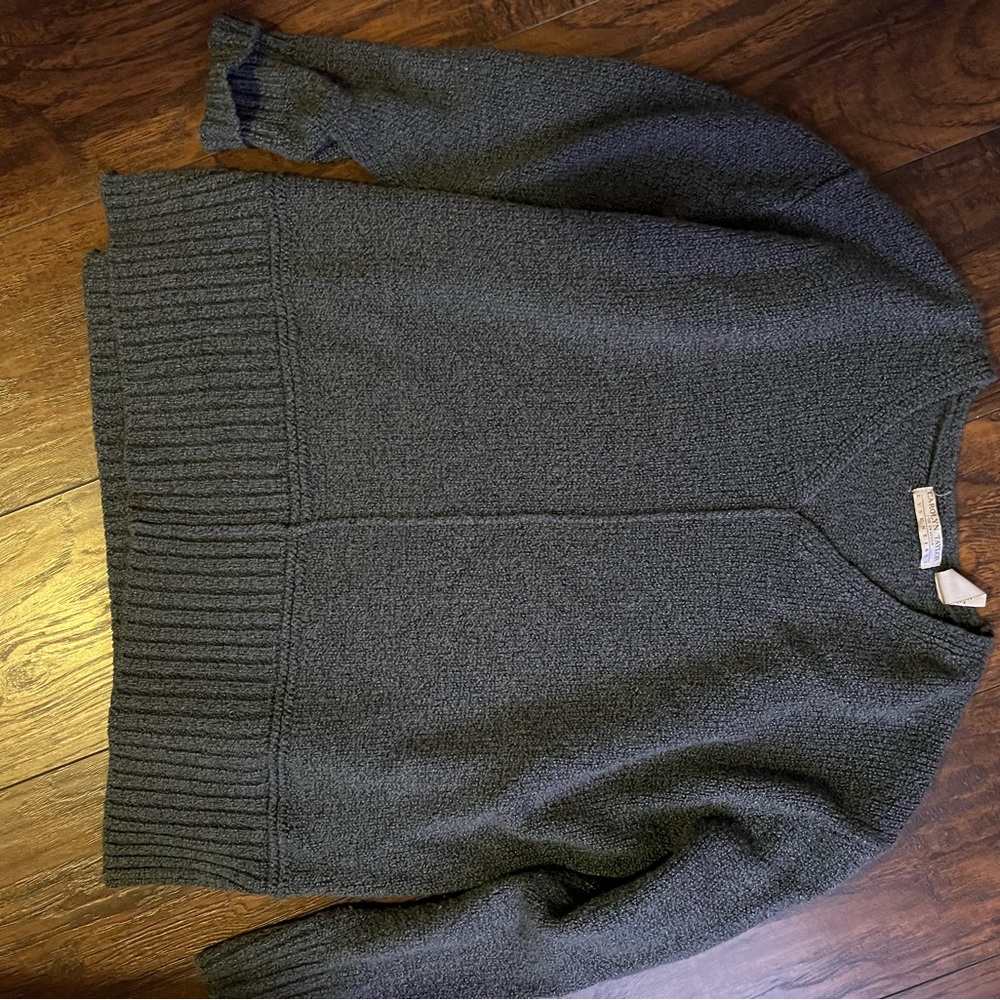 Women's Gray Cardigan Sweater